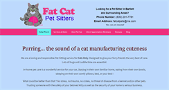 Desktop Screenshot of fatcatpetsitters.com